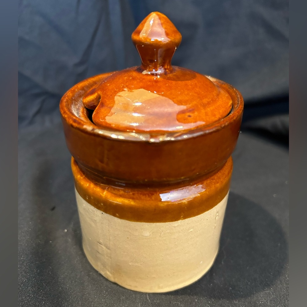 Sango Nova Brown Sugar Canister/ Ceramic